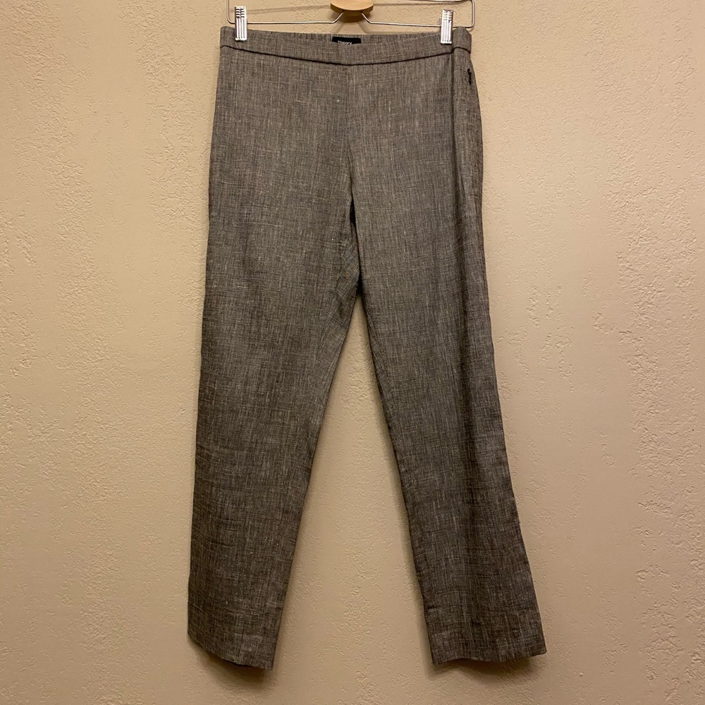 Theory Linen Pant, Grey color, like new